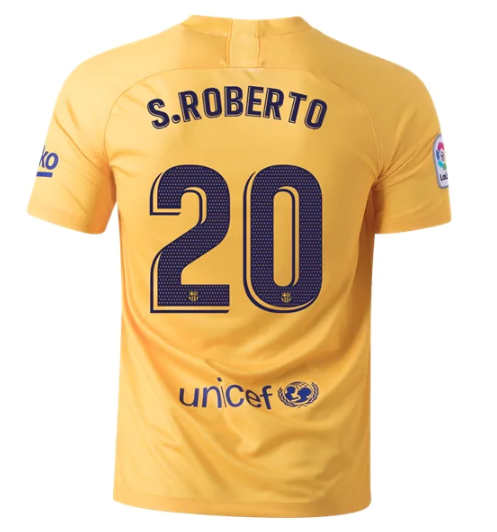 Barcelona Fourth Soccer Jersey Shirt Sergi Roberto #20 2019/20